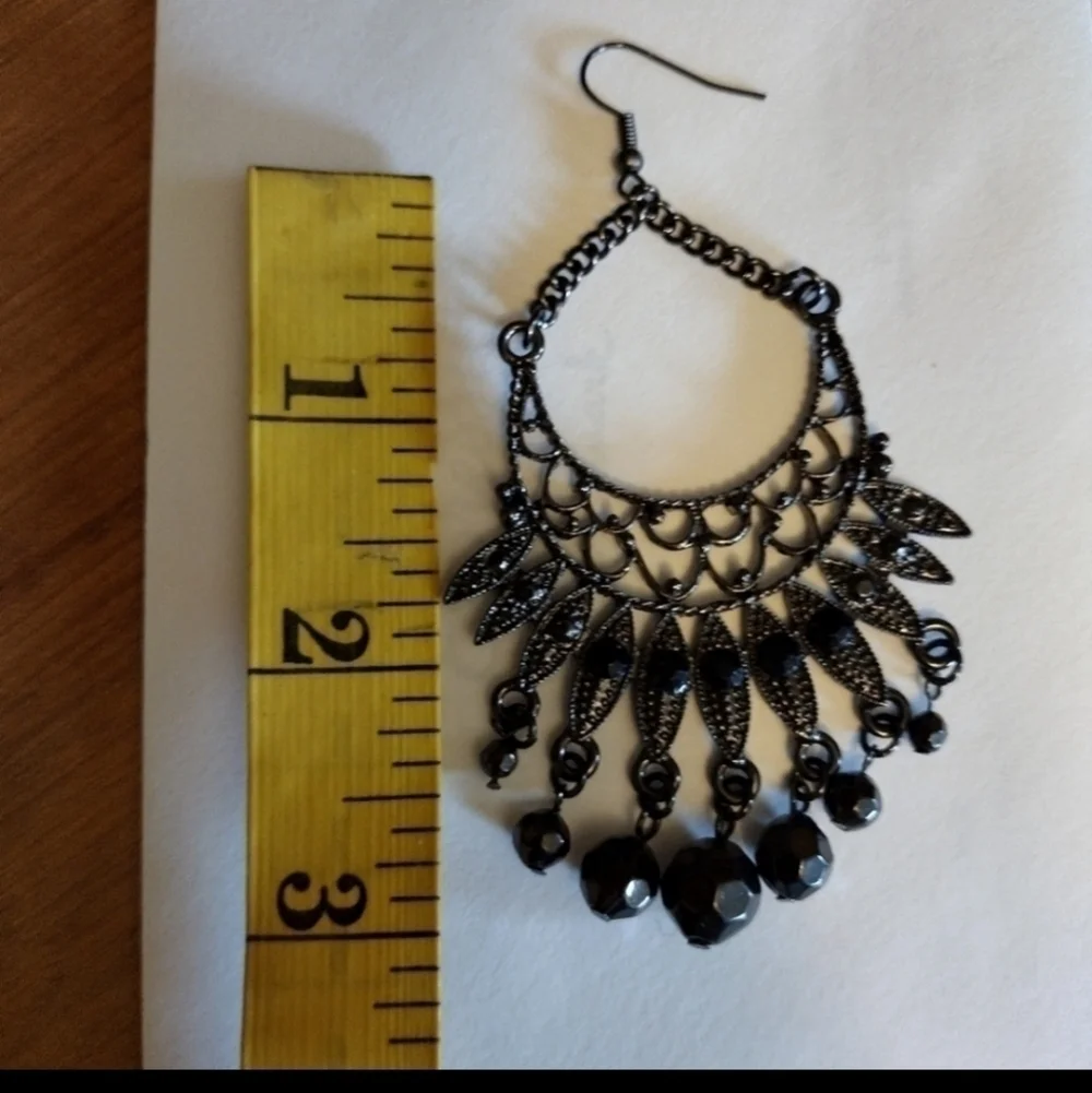 N/A black beaded